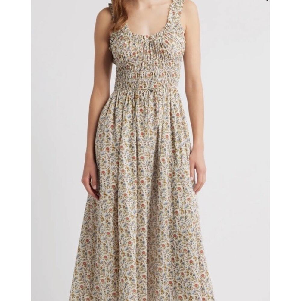 NWT DÔEN Emmaretta Dress Jardin Du Chateau Floral Organic Cotton XXL - Picture 5 of 15